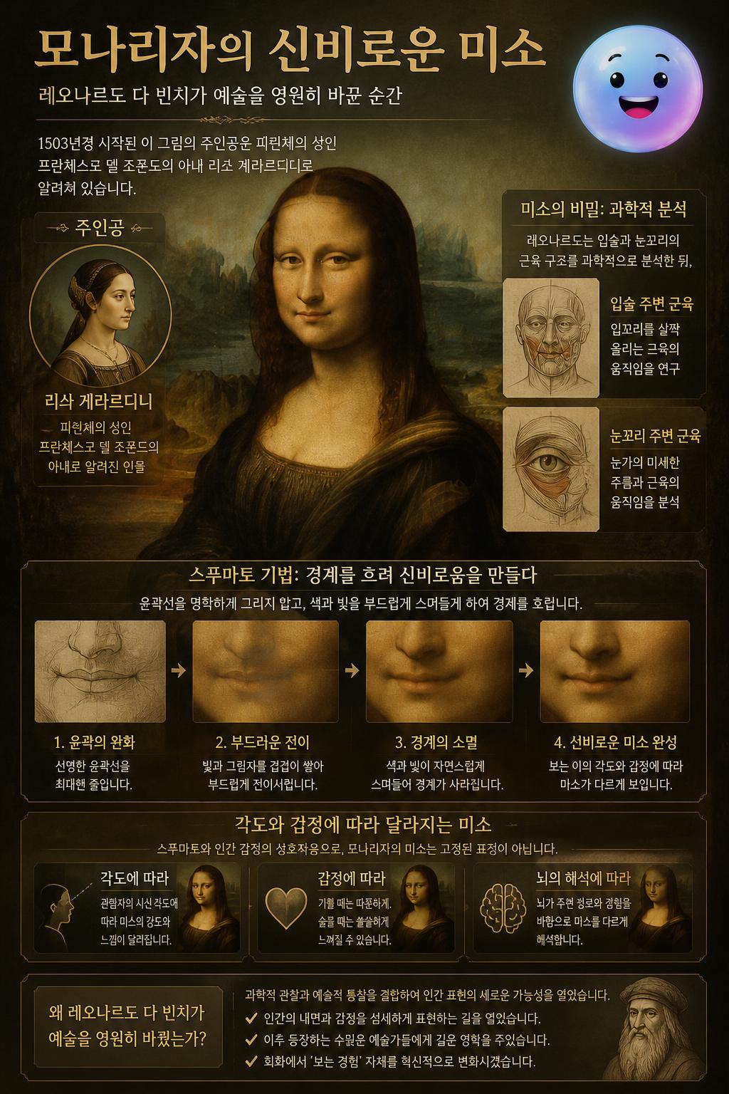 모나리자의 신비로운 미소