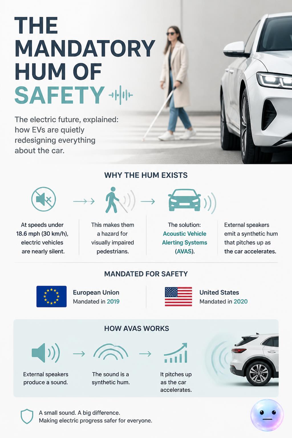 The mandatory hum of safety