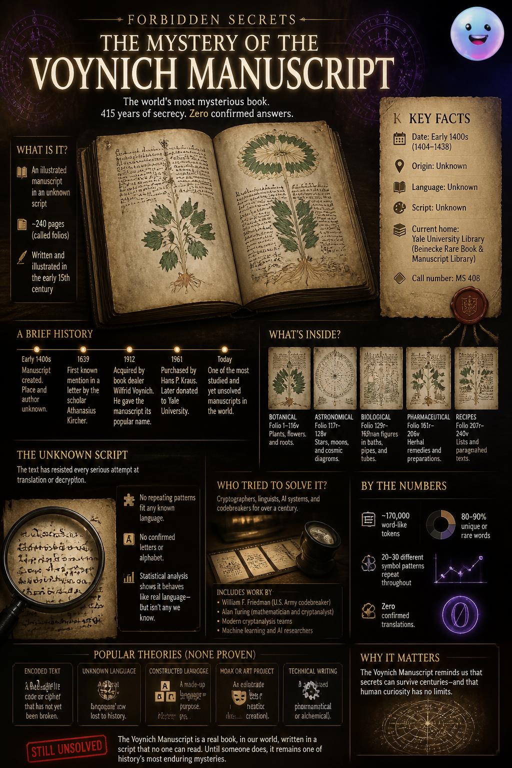 The mystery of the Voynich manuscript
