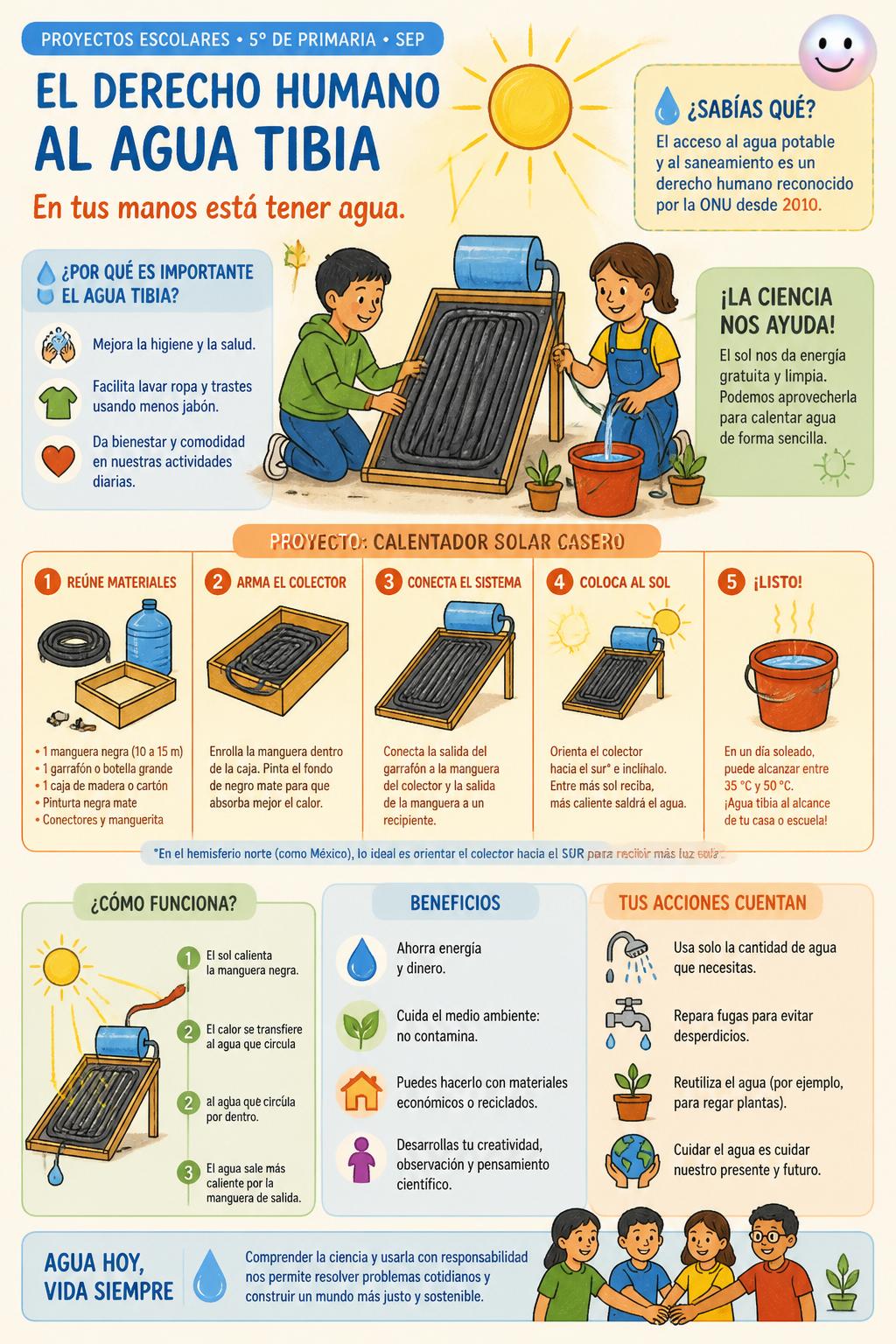 El derecho humano al agua tibia