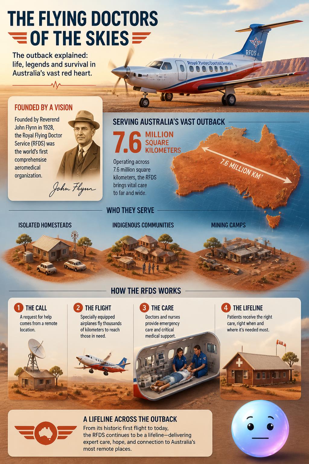 The flying doctors of the skies