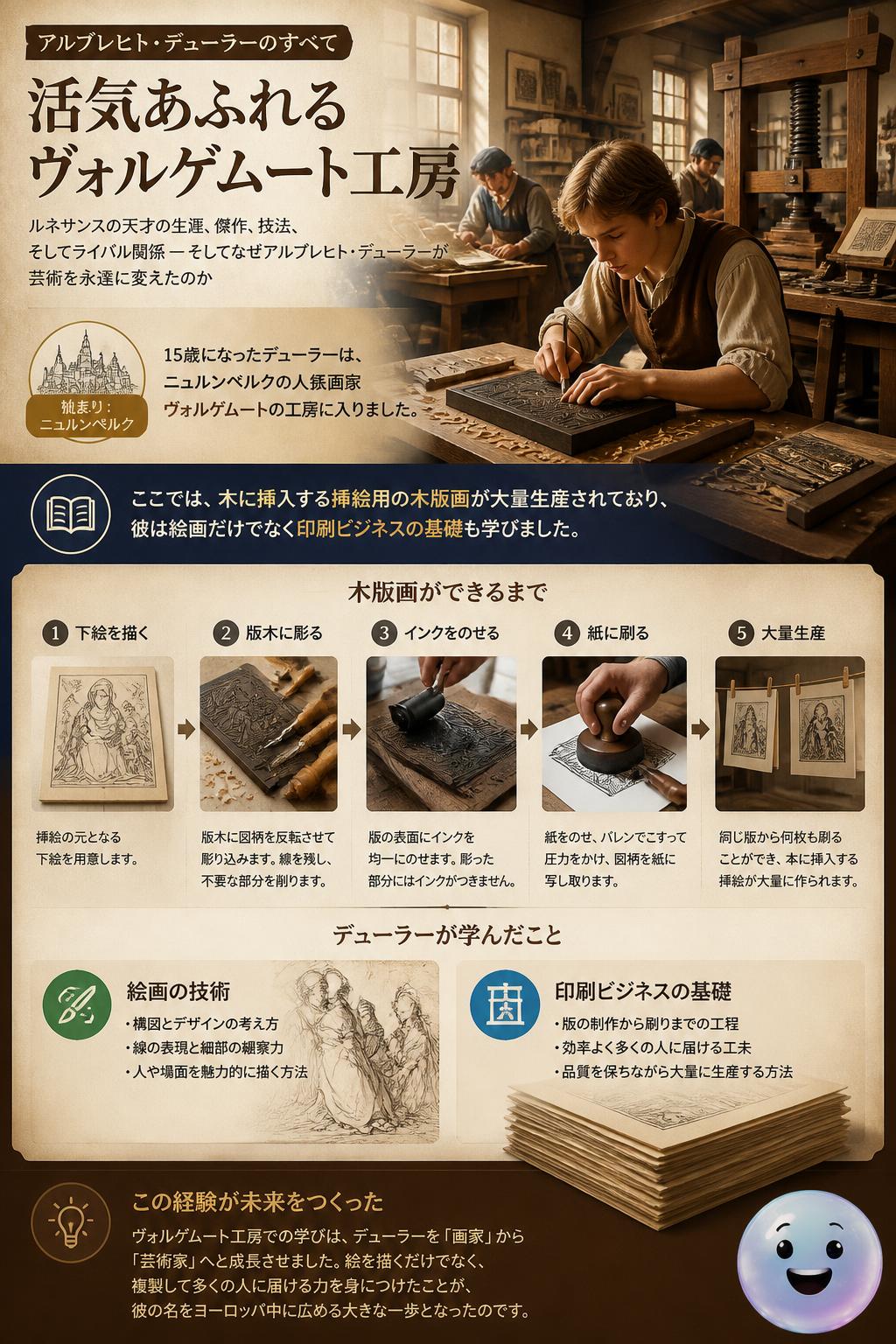 活気あふれるヴォルゲムート工房