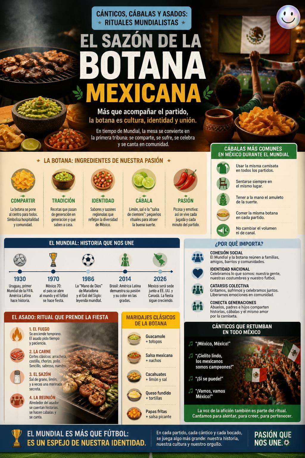El sazón de la botana mexicana