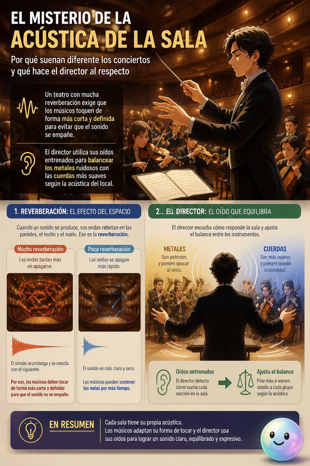 El misterio de la acústica de la sala
