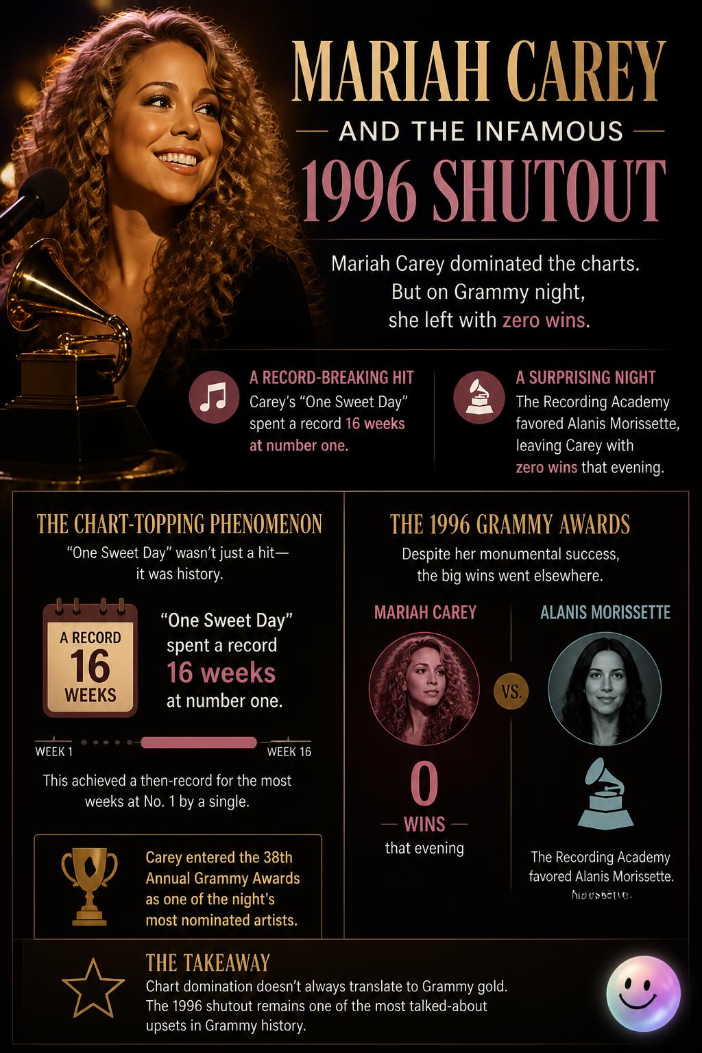 Mariah Carey and the infamous 1996 shutout