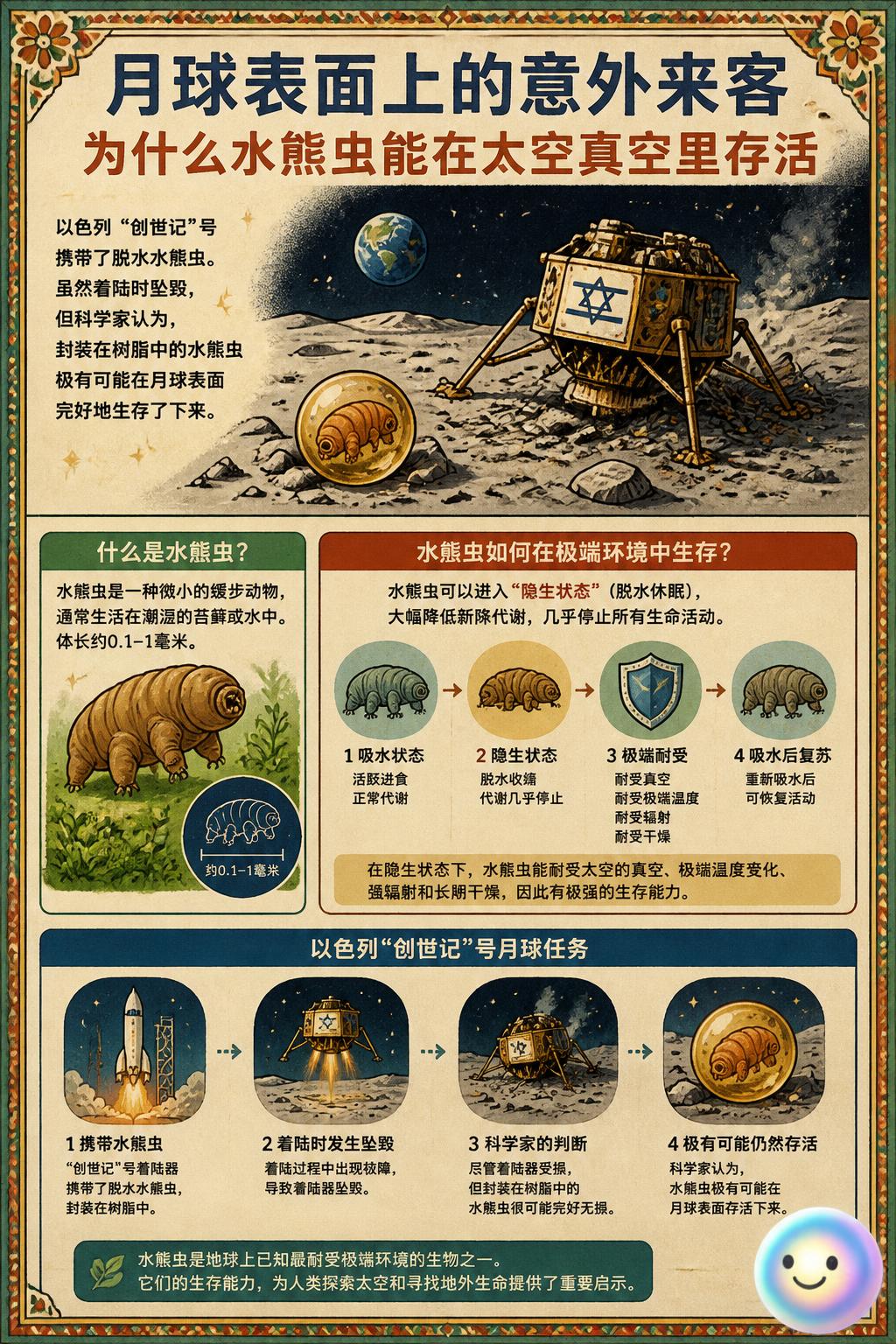 月球表面上的意外来客