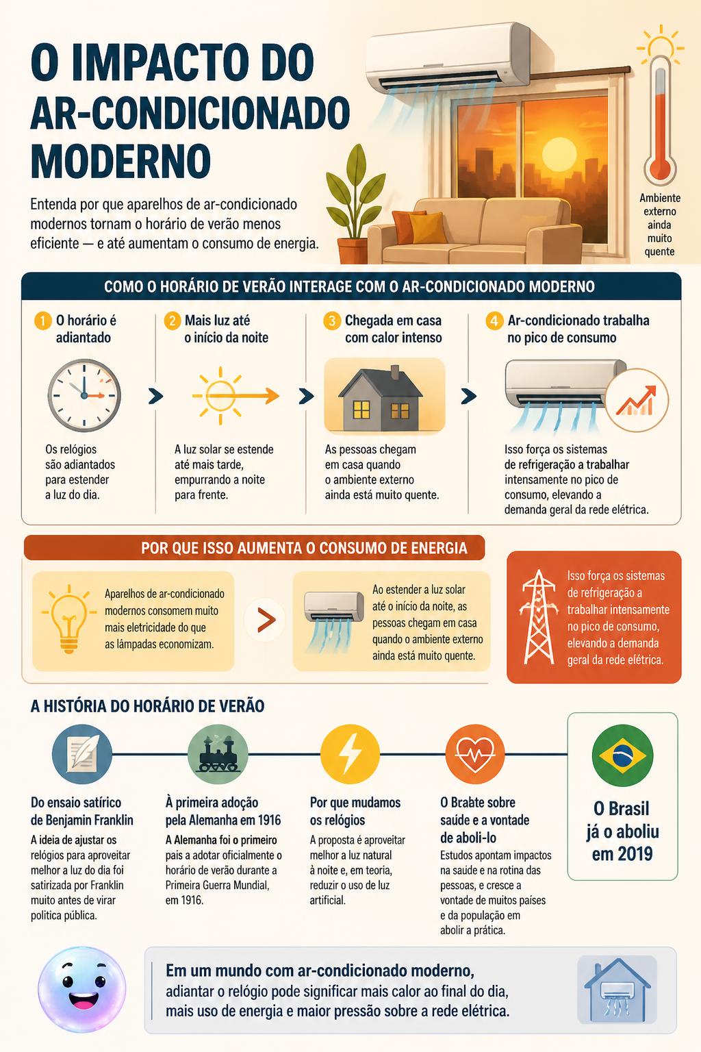 O impacto do ar-condicionado moderno