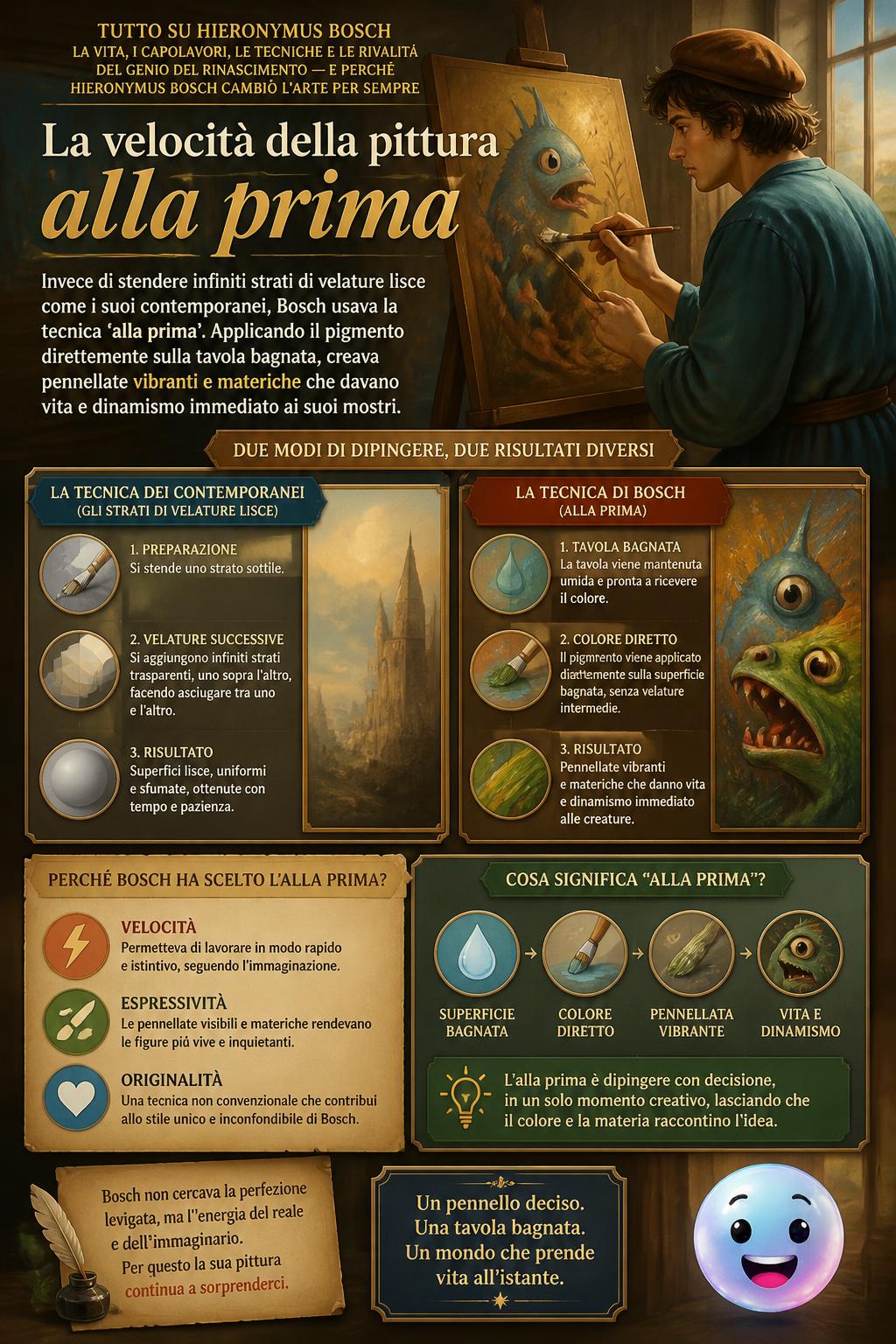 La velocità della pittura alla prima