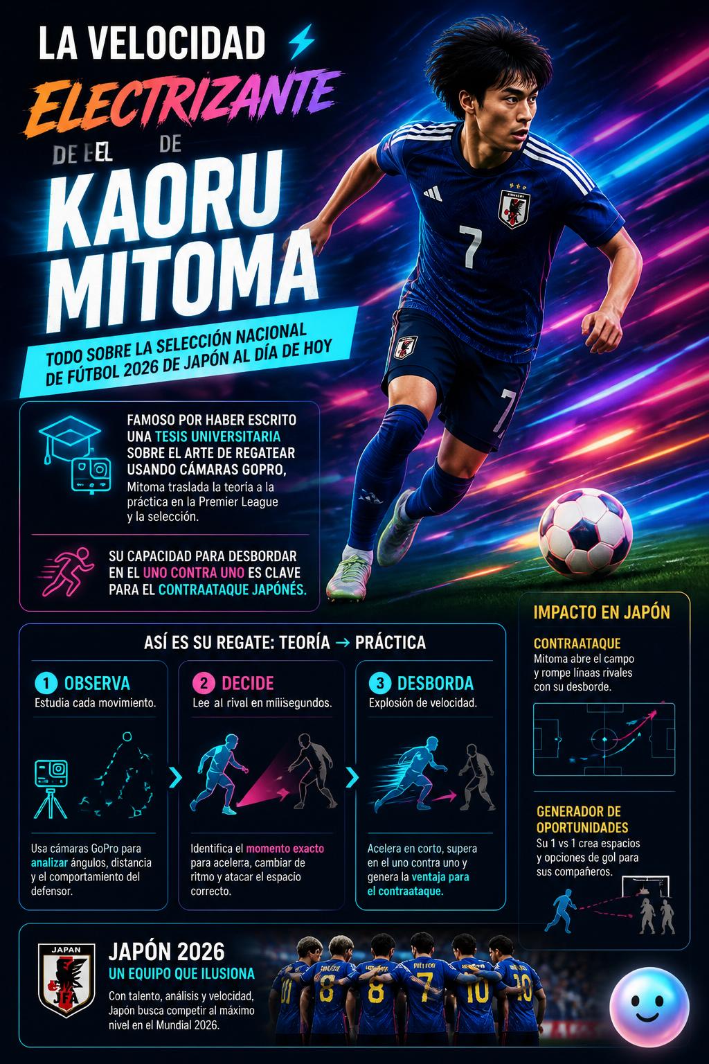 La velocidad electrizante de Kaoru Mitoma