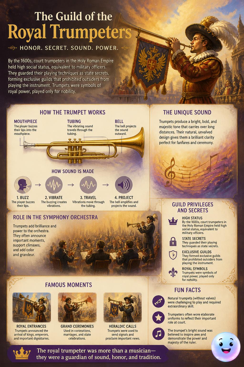The guild of the royal trumpeters