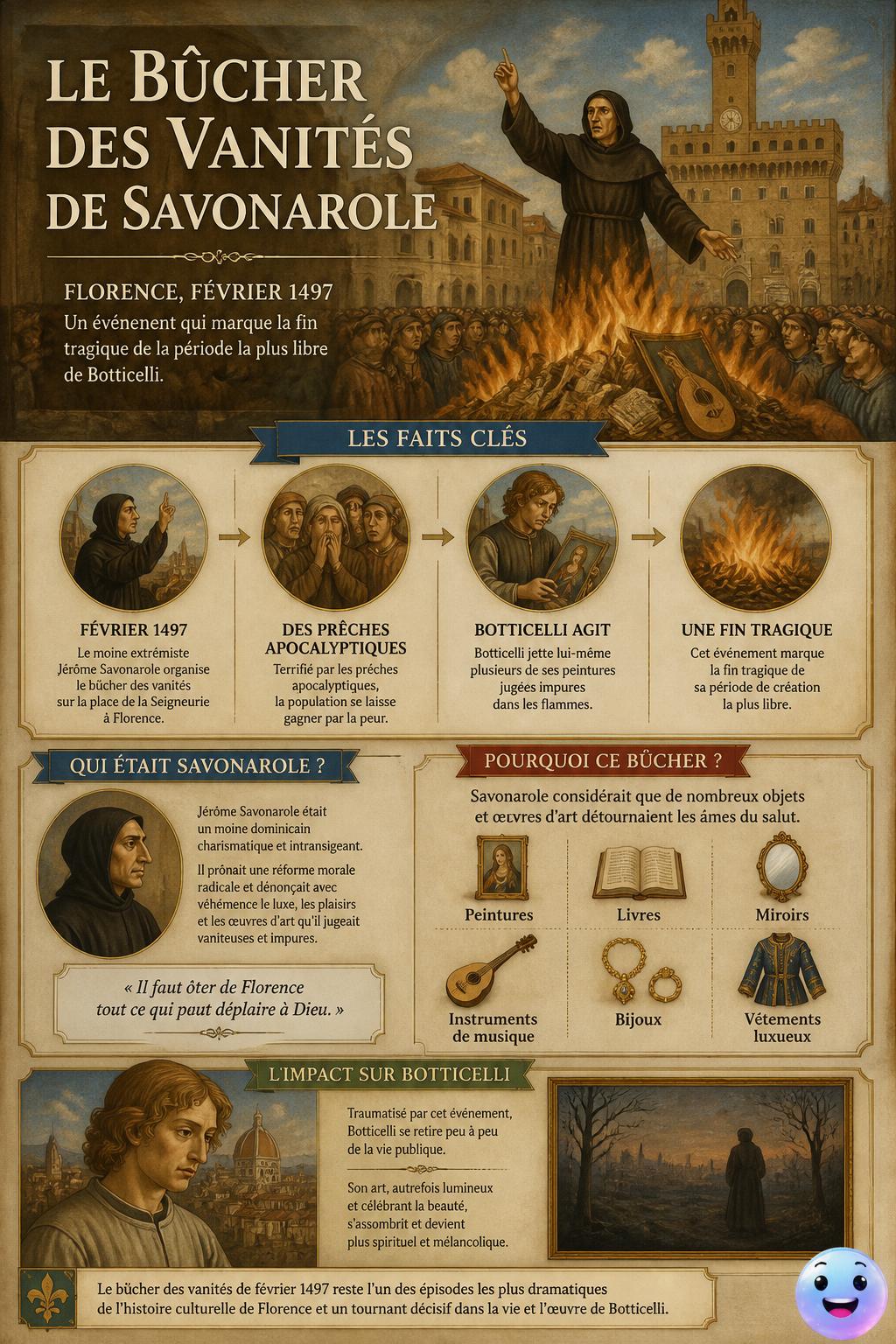 Le bûcher des vanités de Savonarole