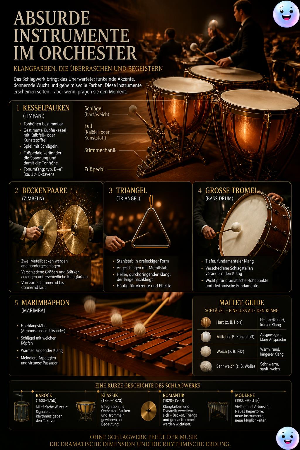Absurde Instrumente im Orchester