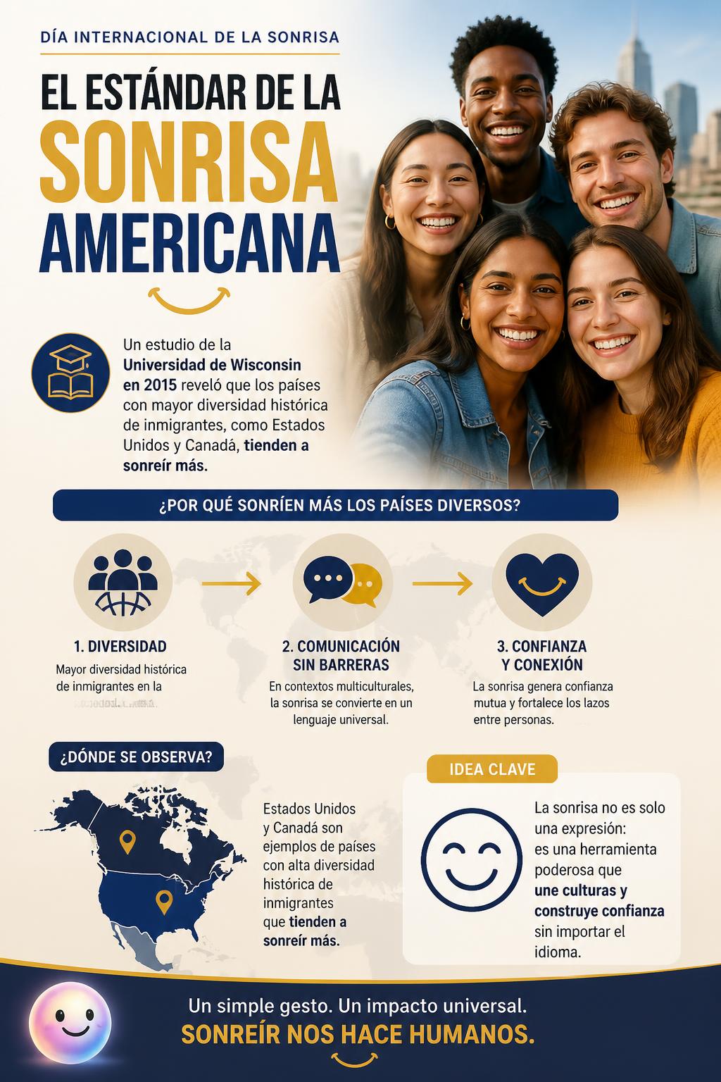 El estándar de la sonrisa americana
