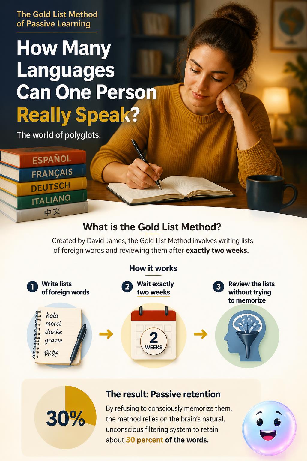 The gold list method of passive learning