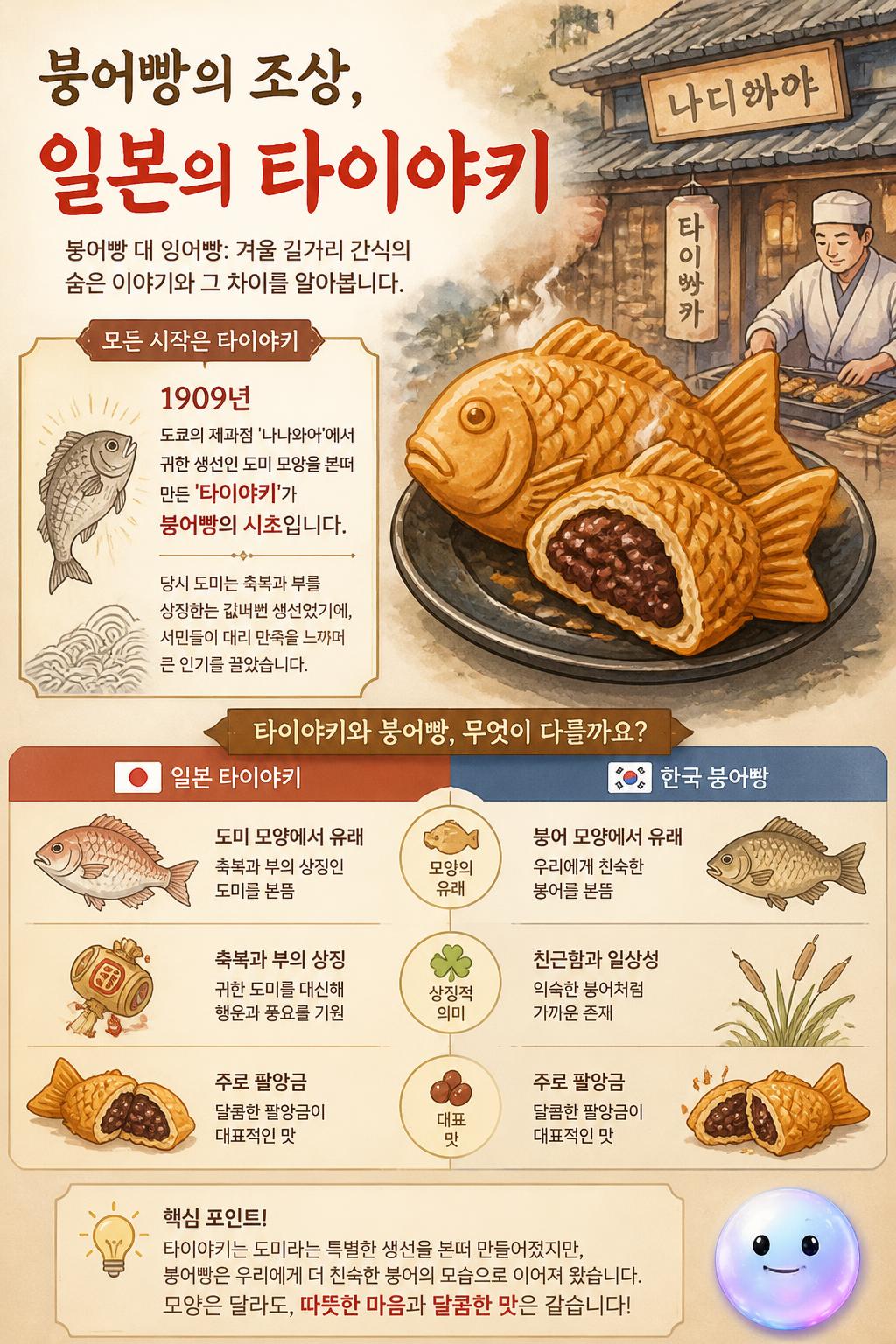 붕어빵의 조상, 일본의 타이야키