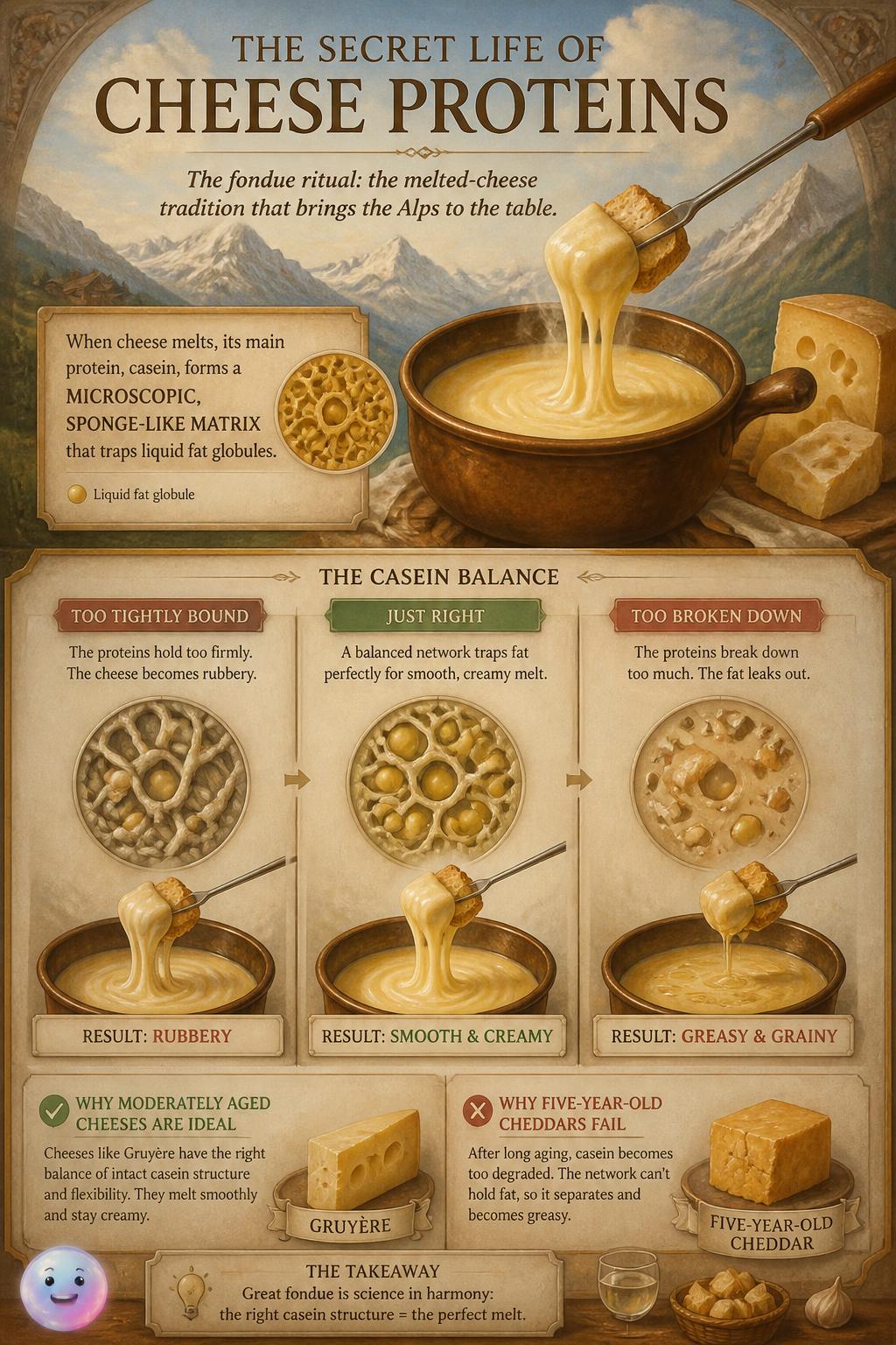 The secret life of cheese proteins