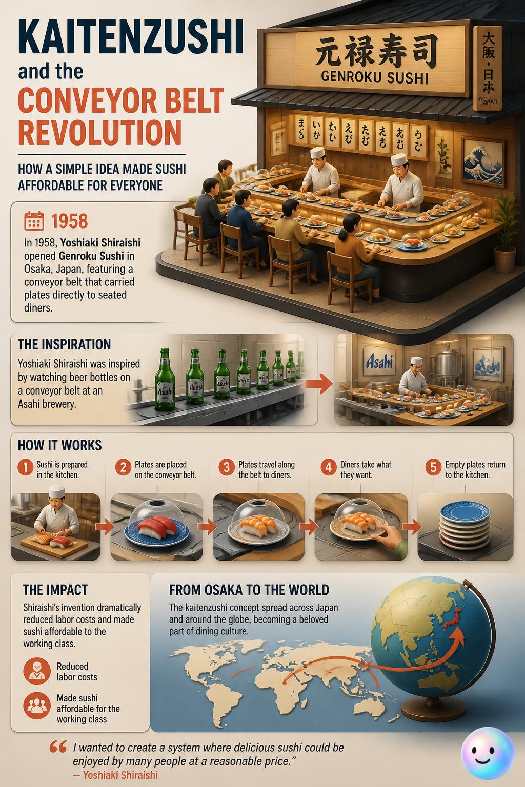 Kaitenzushi and the conveyor belt revolution
