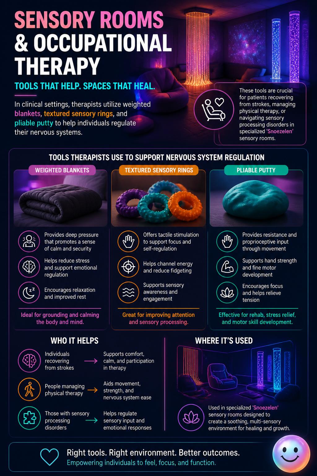 Sensory rooms and occupational therapy