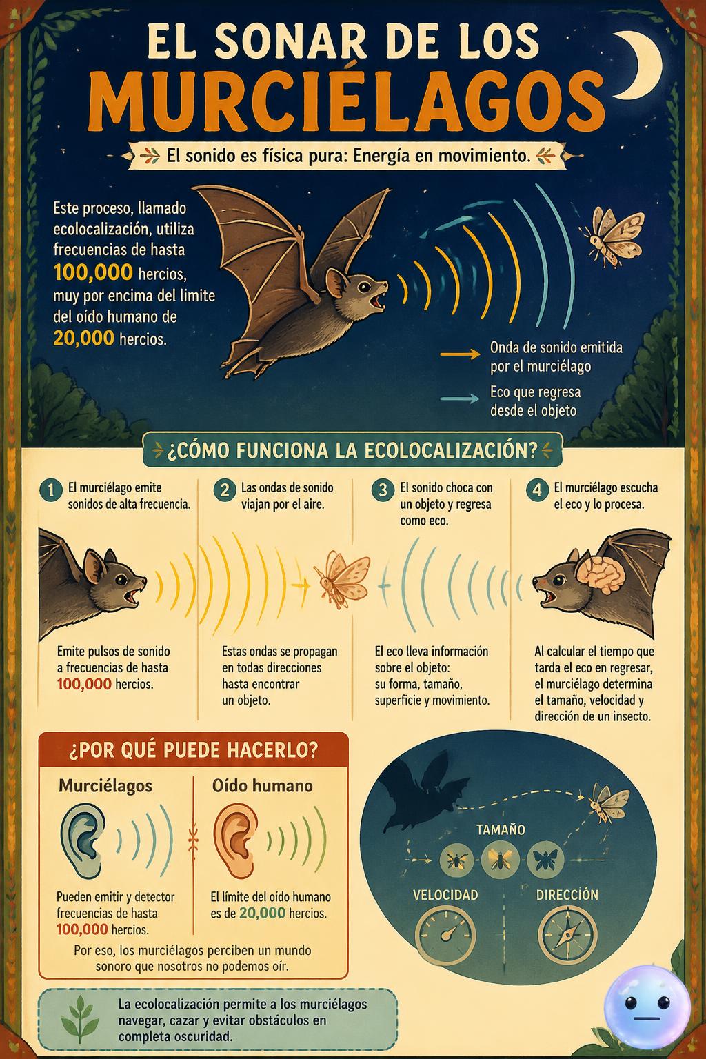 El sonar de los murciélagos