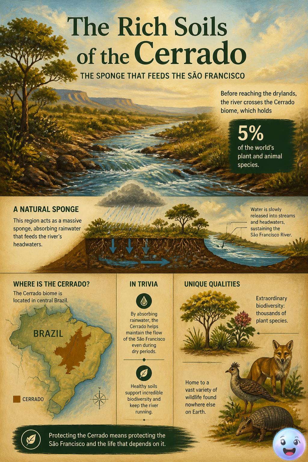 The rich soils of Cerrado