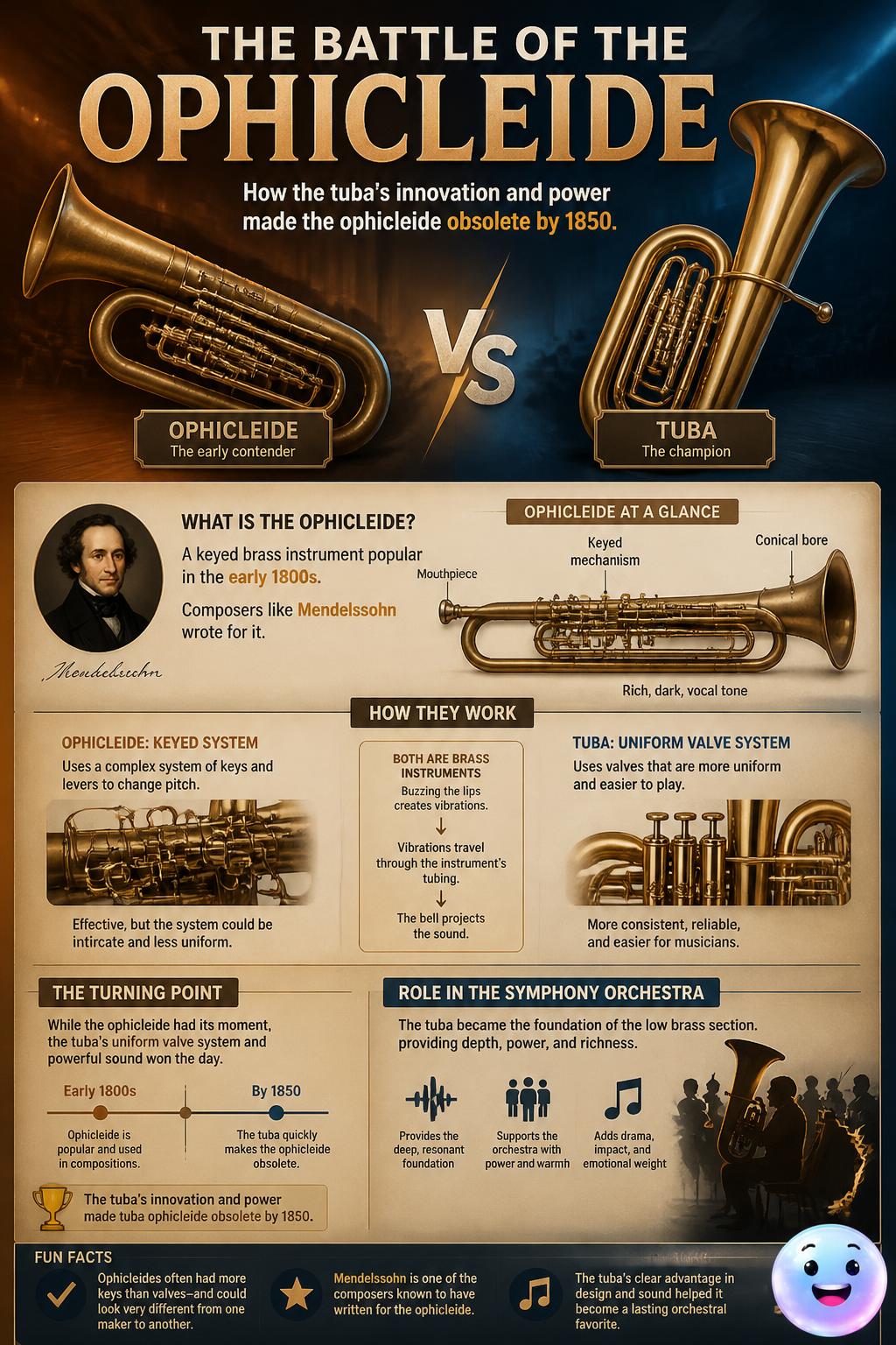The battle of the ophicleide