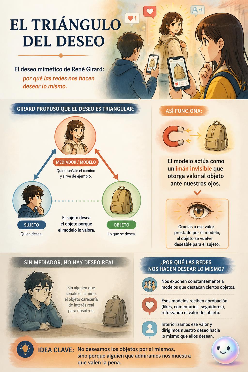 El triángulo del deseo