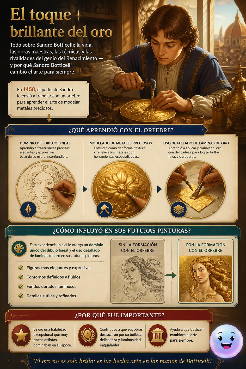 El toque brillante del oro