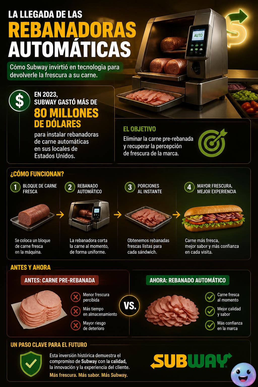 La llegada de las rebanadoras automáticas