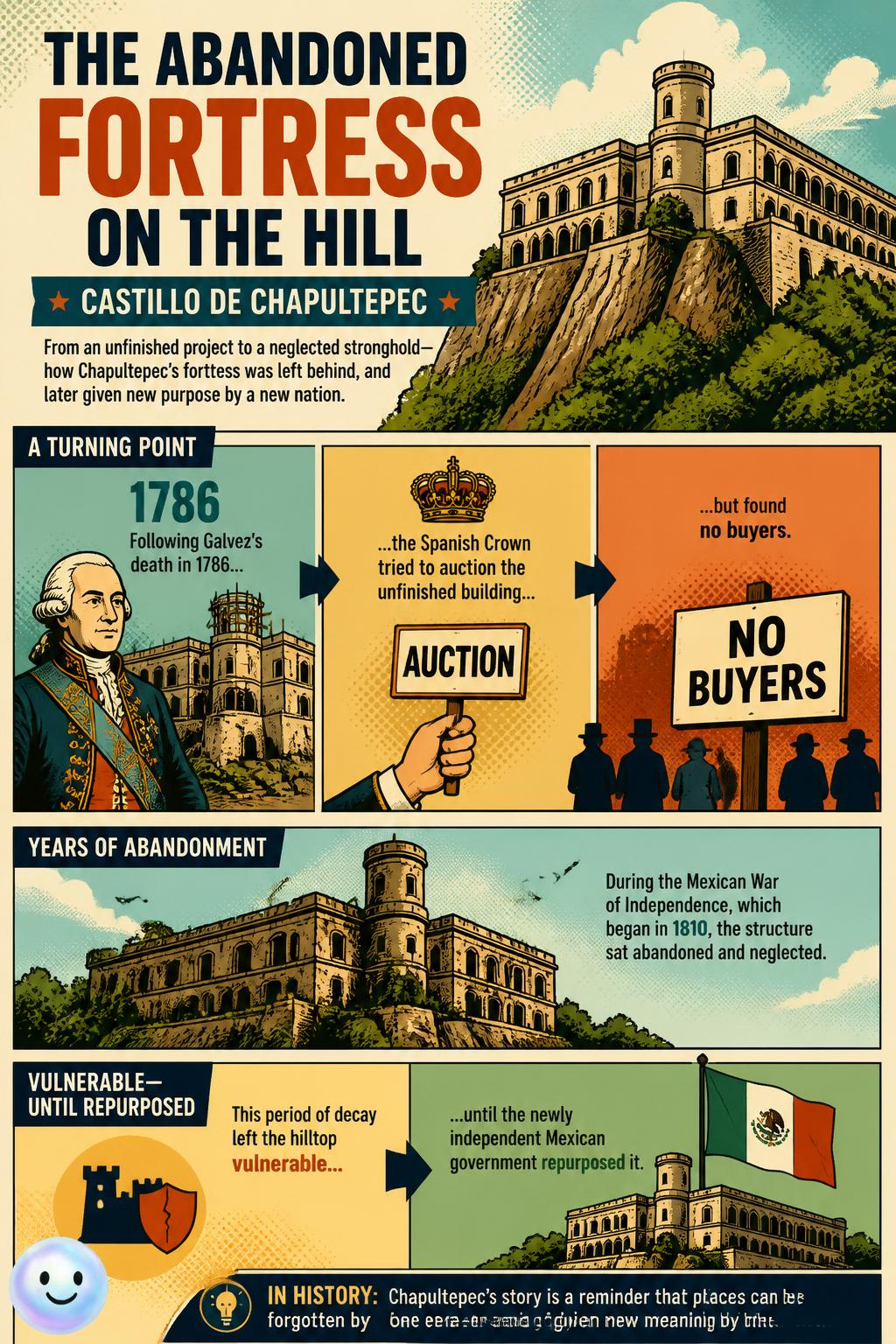 The abandoned fortress on the hill