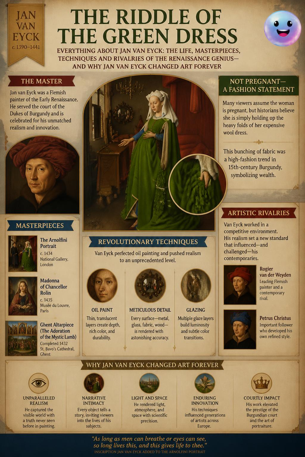 The riddle of the green dress