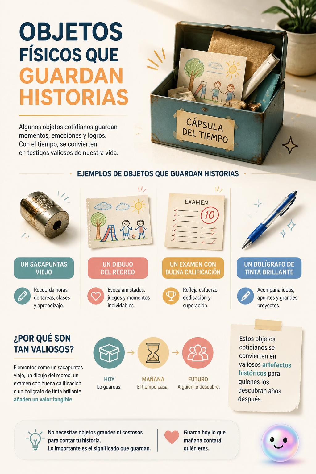 Objetos físicos que guardan historias