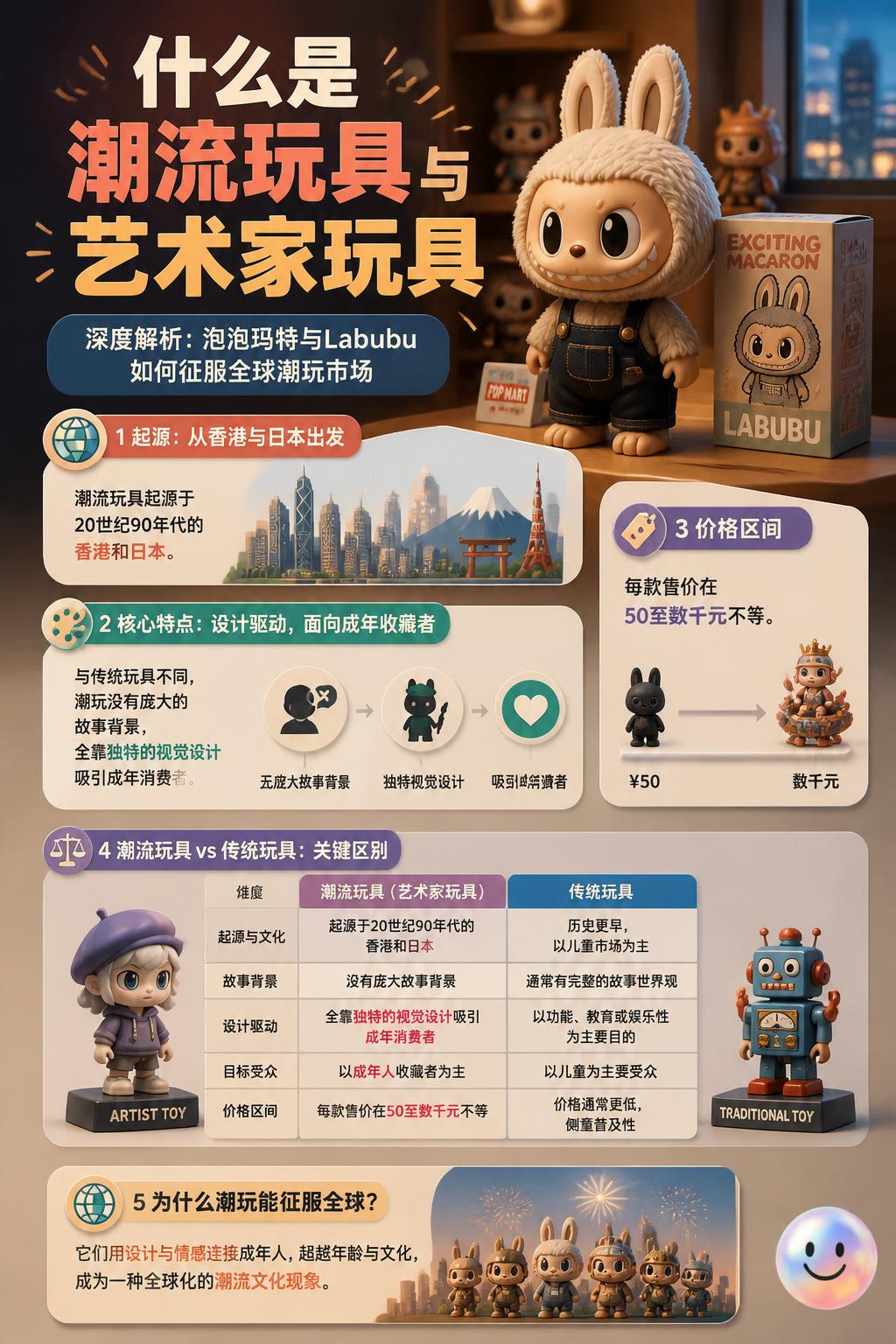 什么是潮流玩具与艺术家玩具
