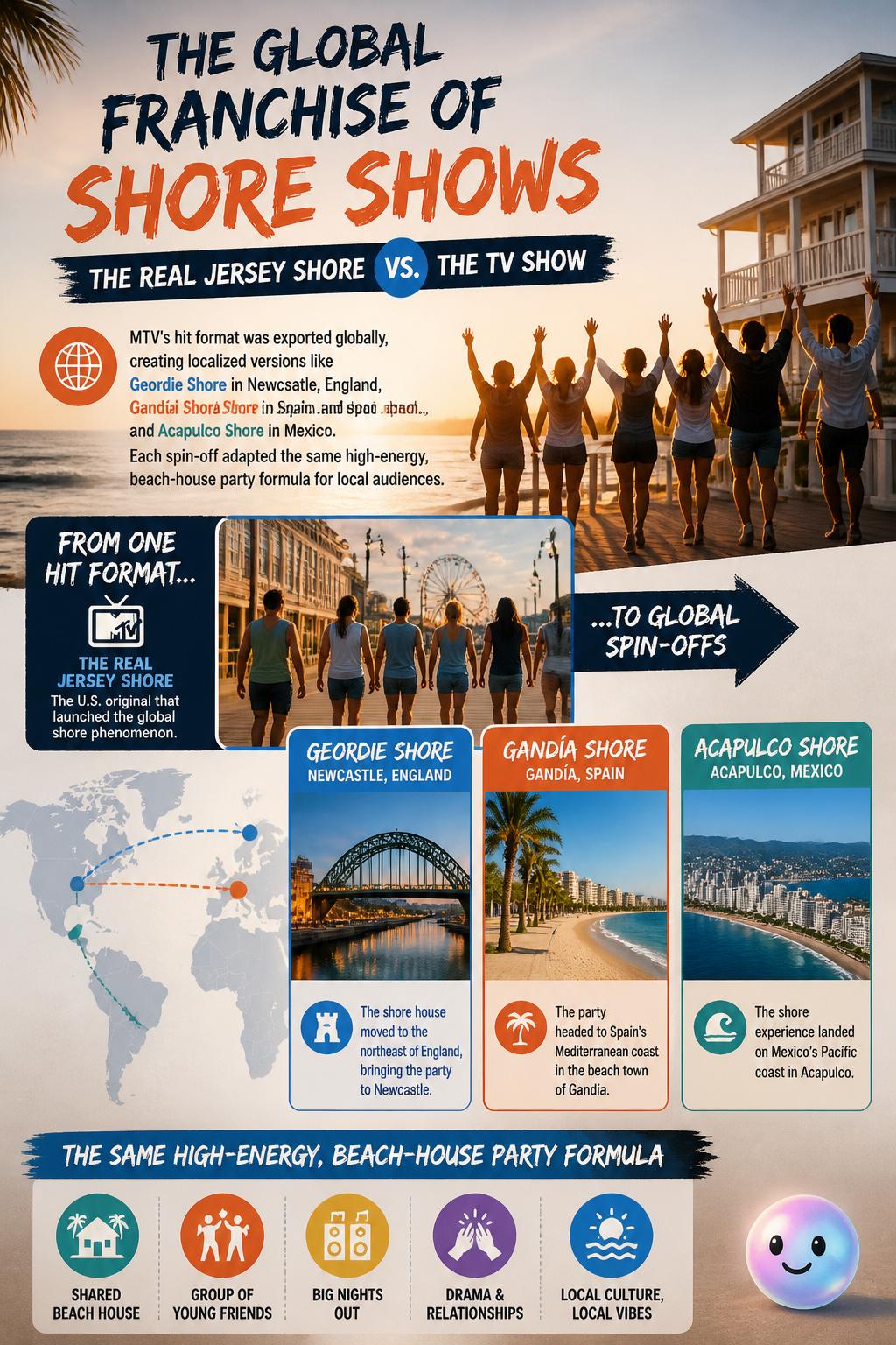 The global franchise of shore shows