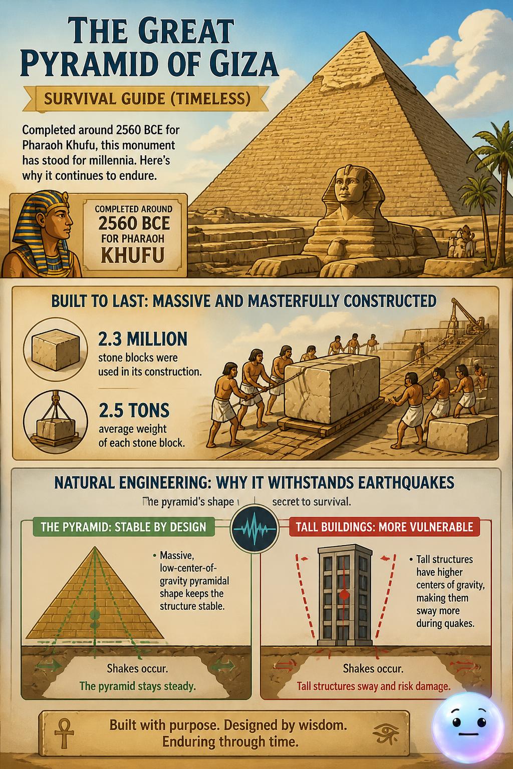 The Great Pyramid of Giza's survival guide