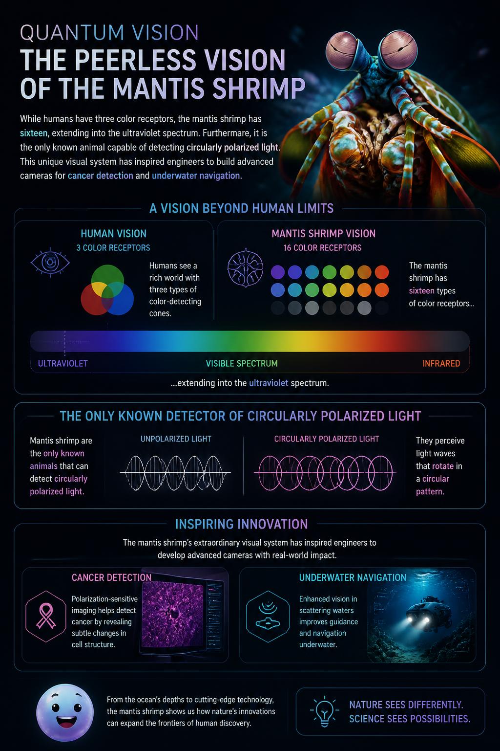 The peerless vision of the mantis shrimp