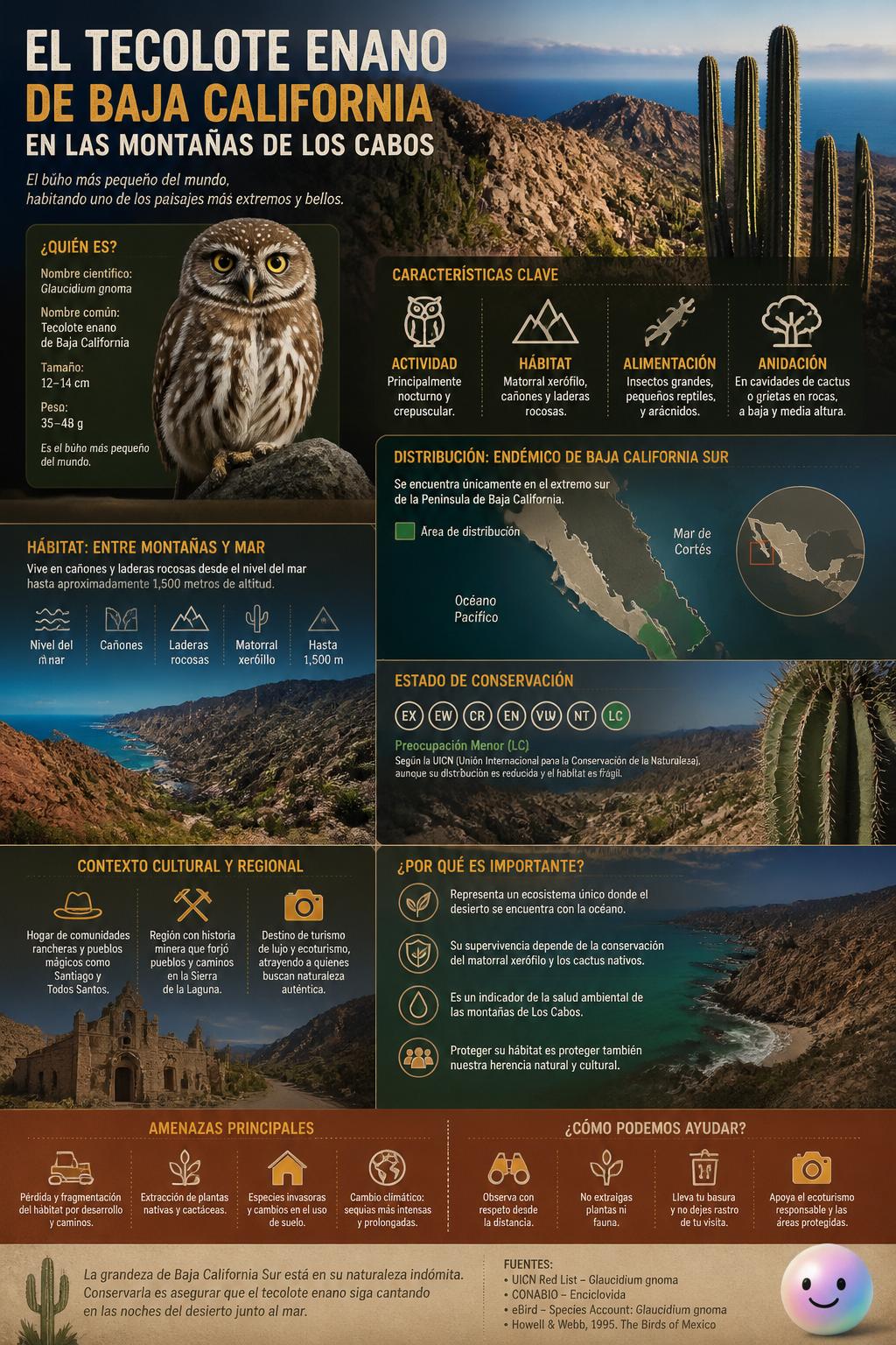 El tecolote enano de Baja California