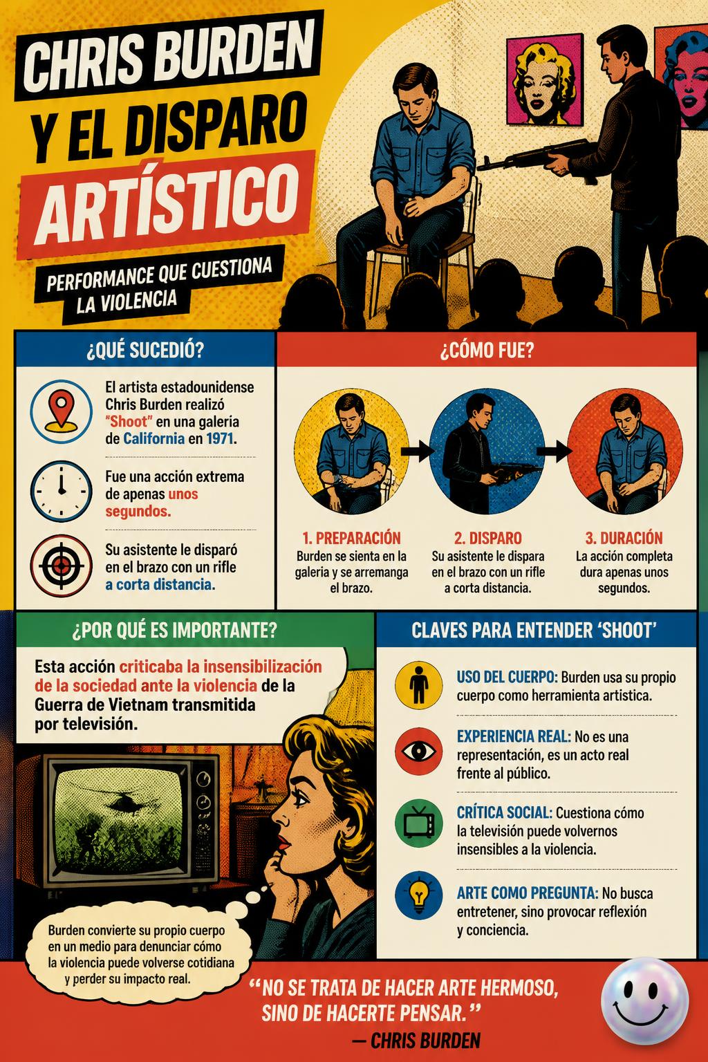 Chris Burden y el disparo artístico