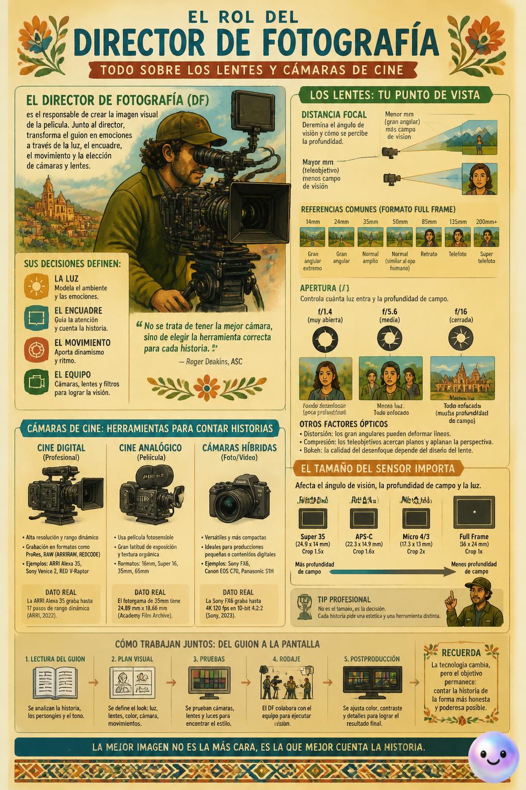 El rol del director de fotografía