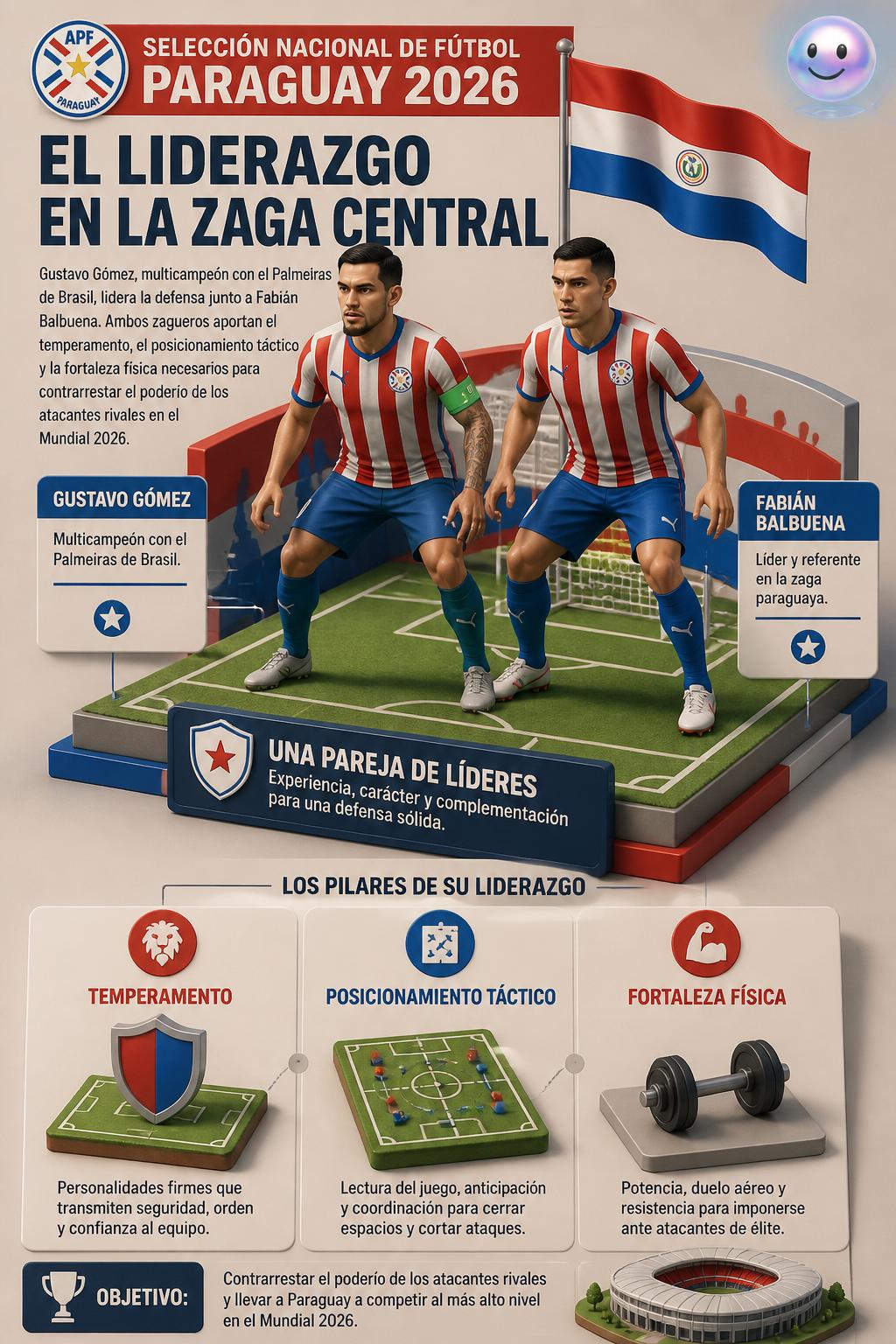 El liderazgo en la zaga central