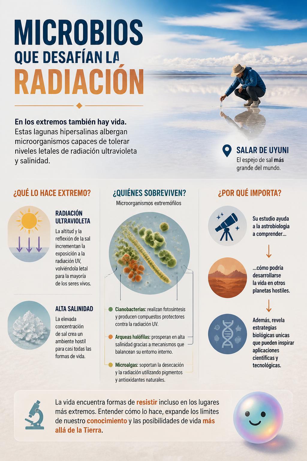 Microbios que desafían la radiación