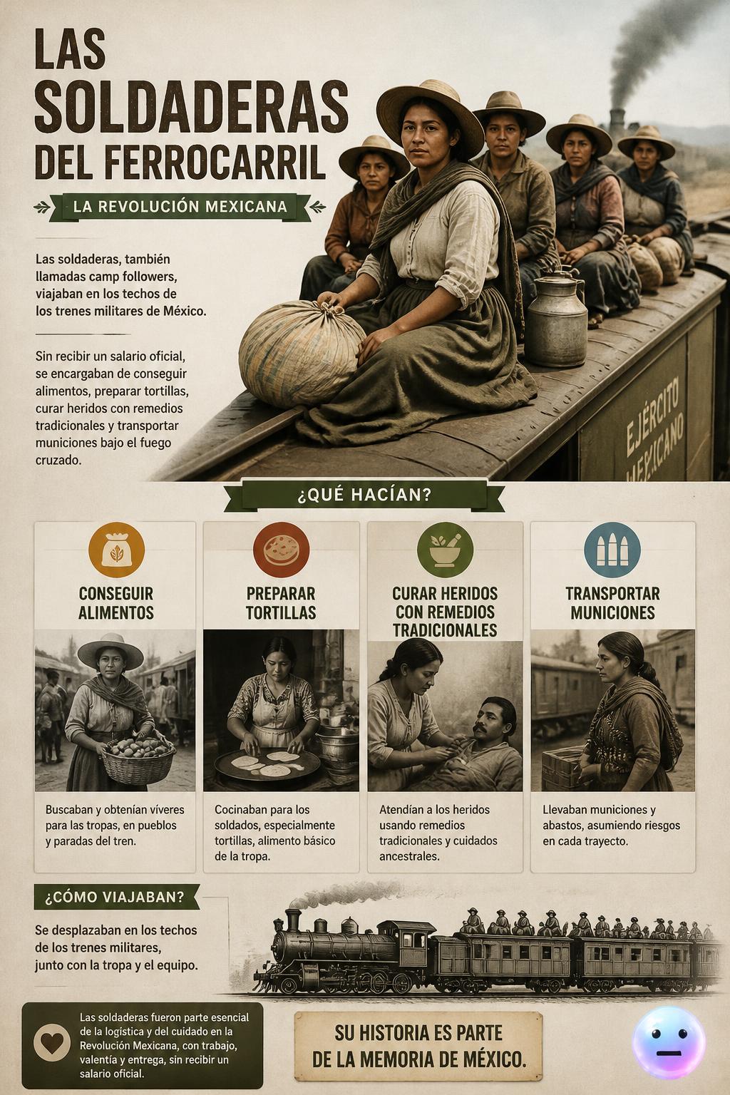 Las soldaderas del ferrocarril