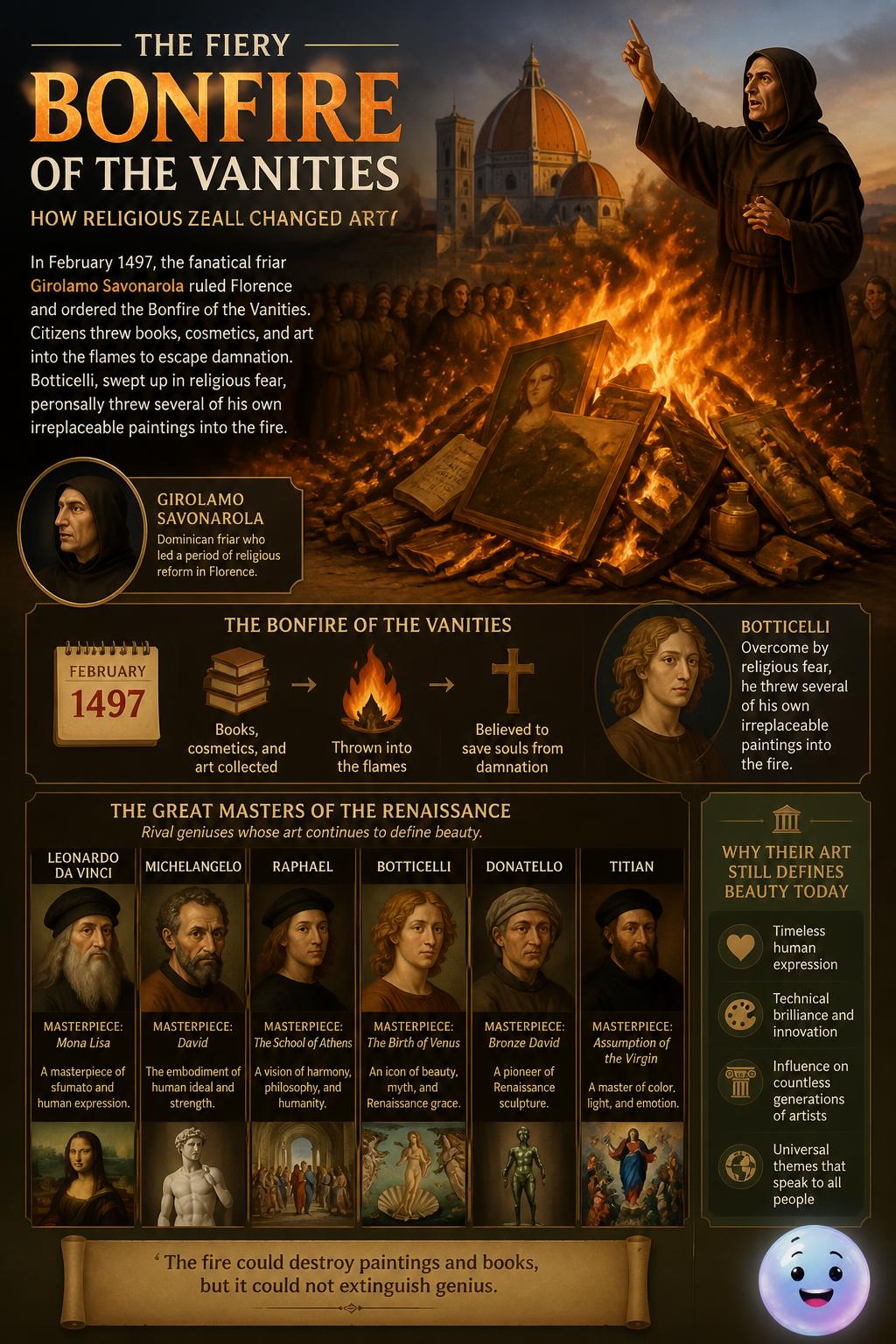 The fiery bonfire of the vanities