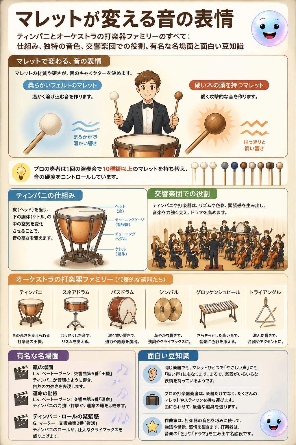 マレットが変える音の表情