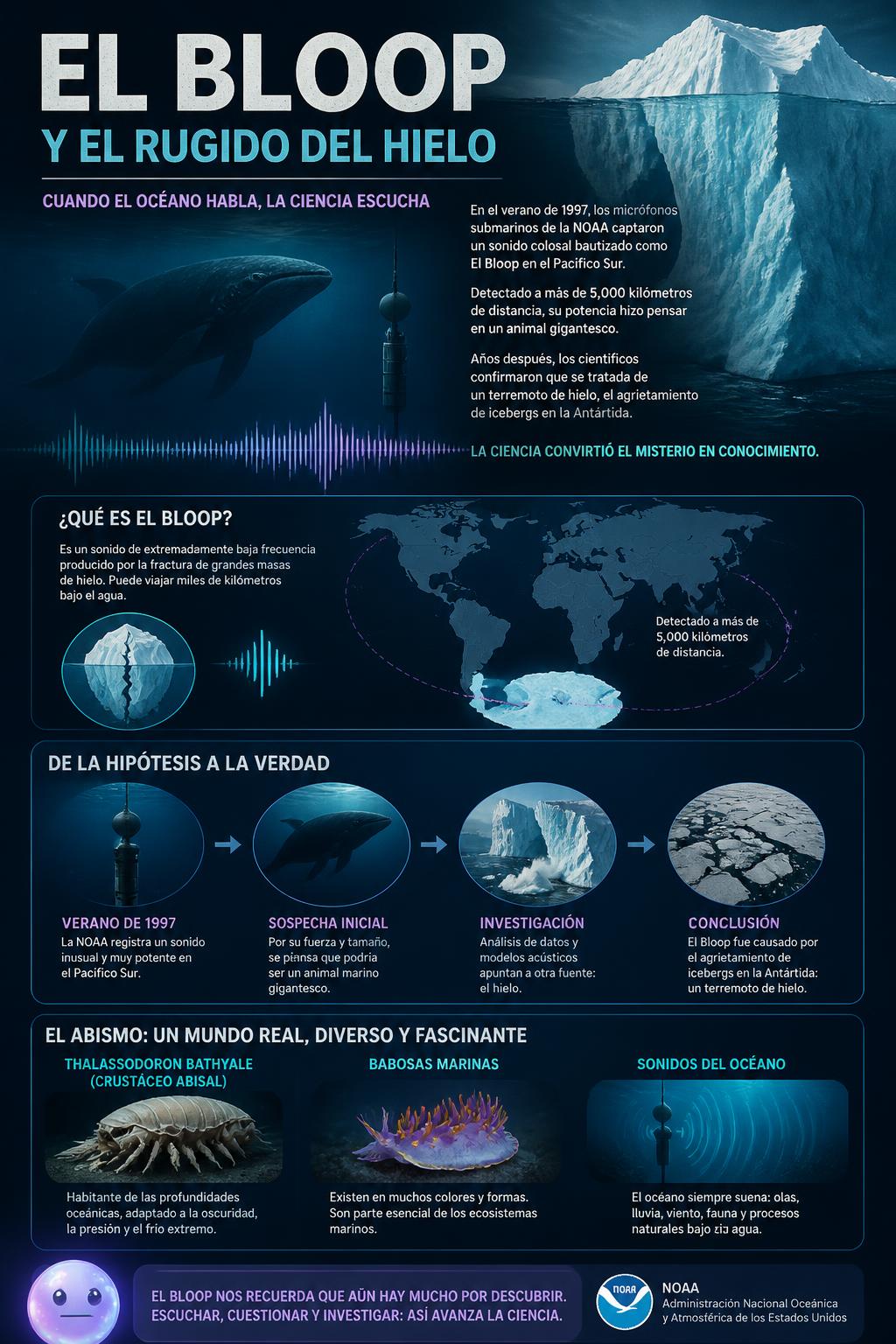 El Bloop y el rugido del hielo
