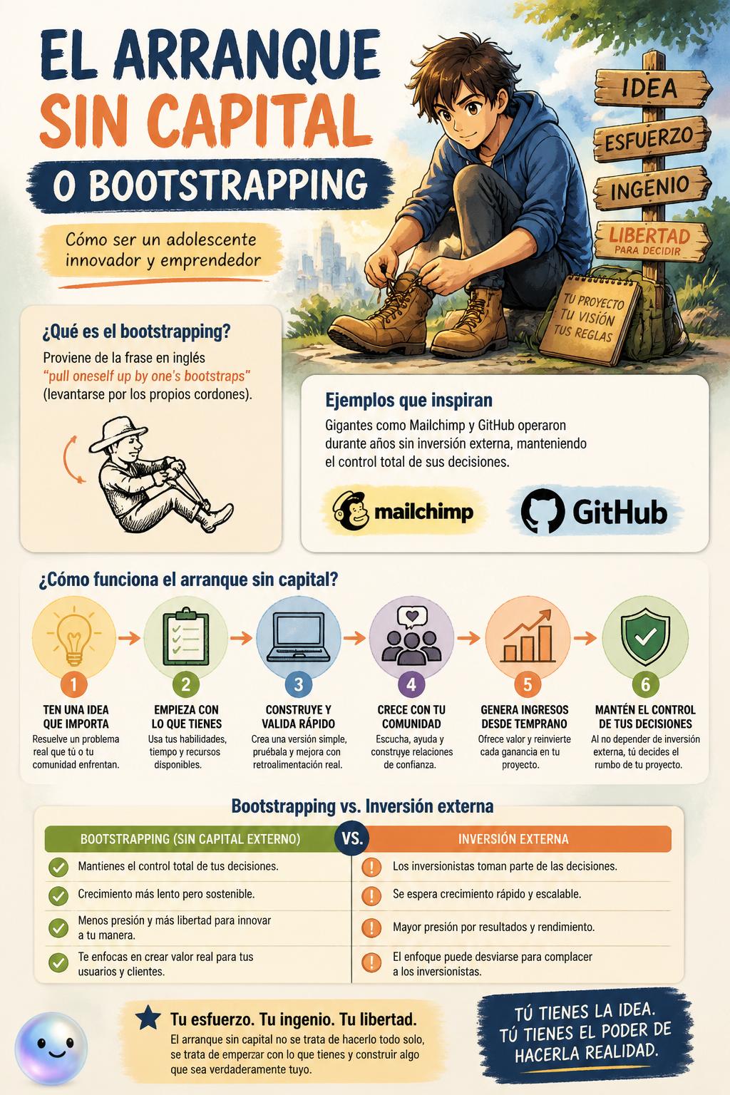 El arranque sin capital o bootstrapping