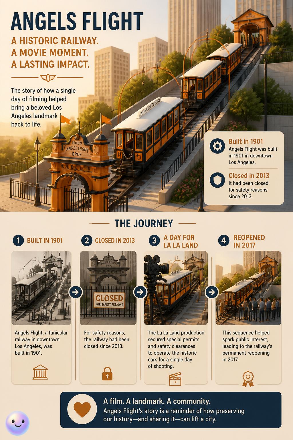 The historic Angels Flight railway