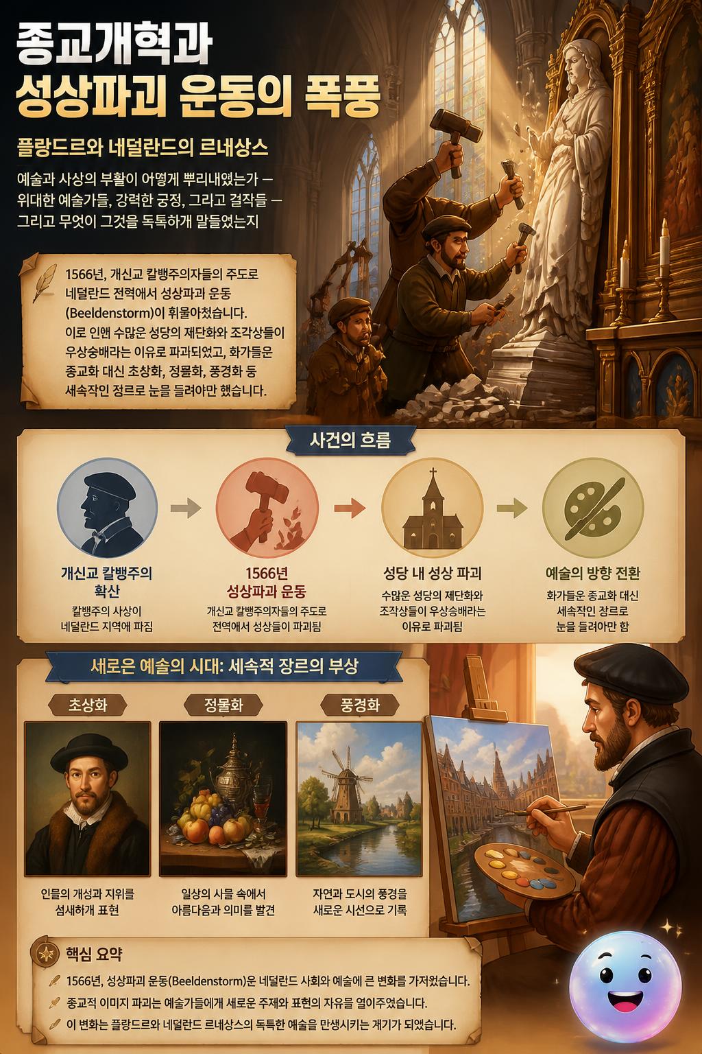 종교개혁과 성상파괴 운동의 폭풍