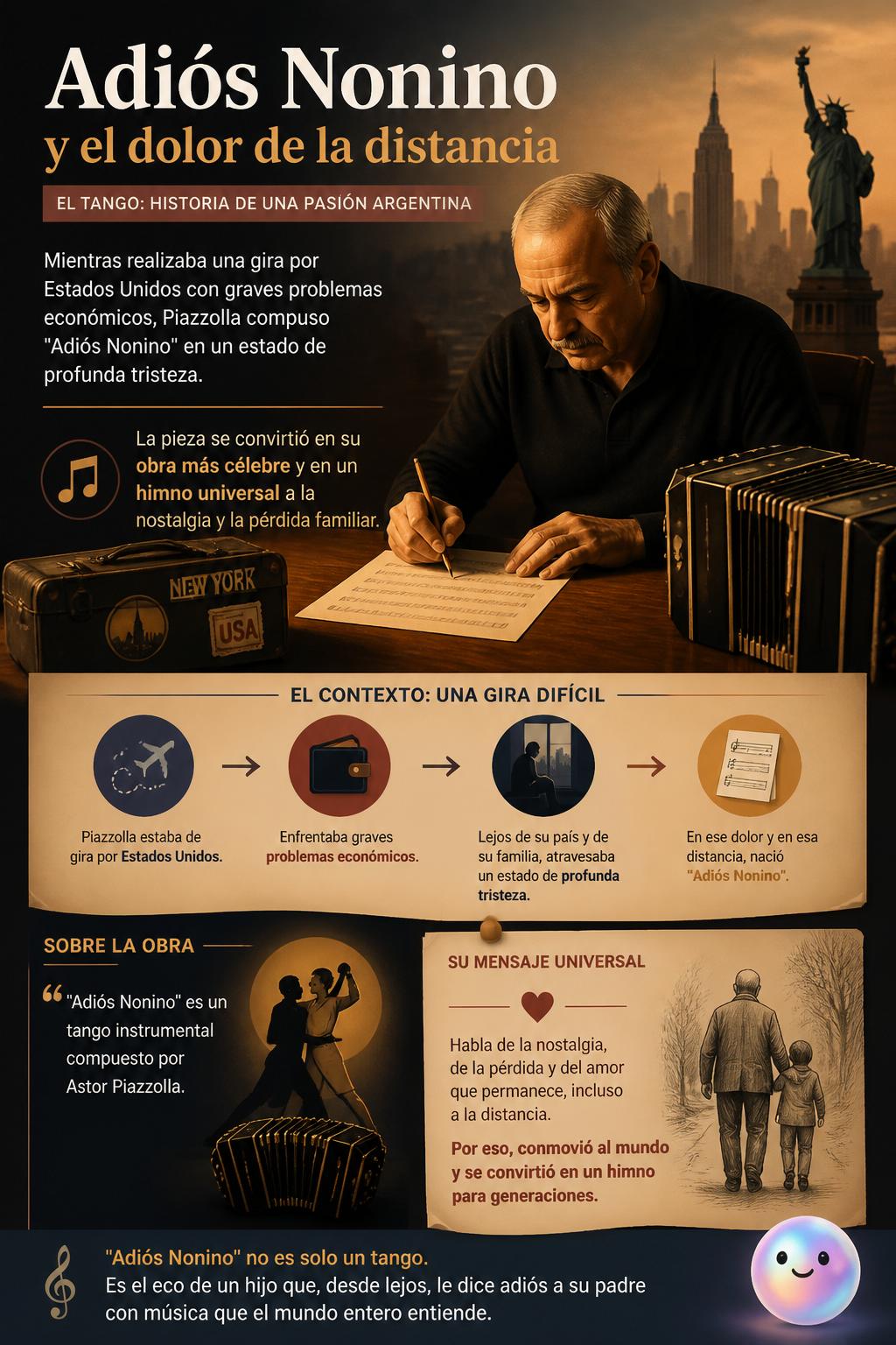 Adiós Nonino y el dolor de la distancia