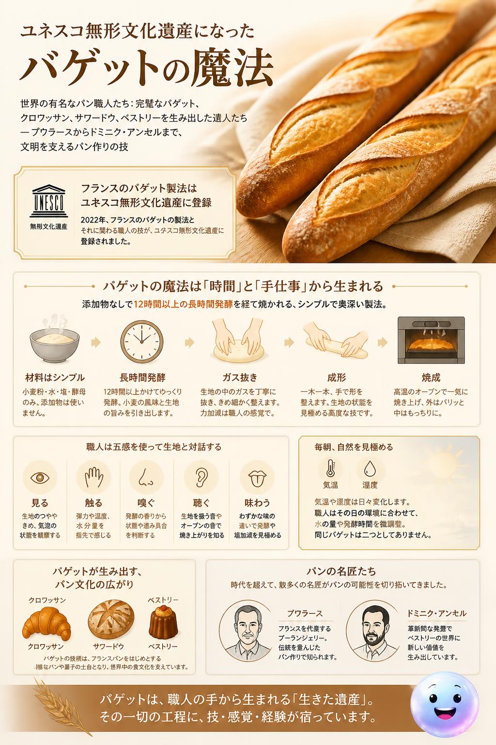 ユネスコ無形文化遺産になったバゲットの魔法