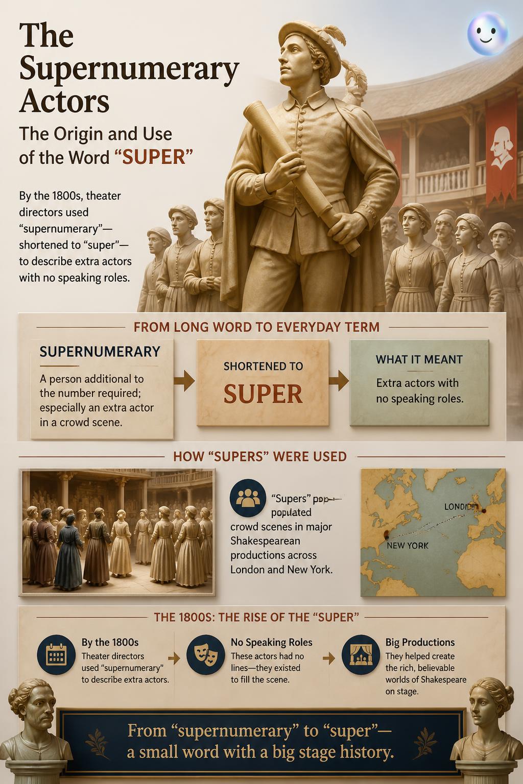 The supernumerary actors